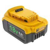 PATONA Batteria Premium per DeWalt DCB184 (18V 5.0Ah XR) nero giallo
