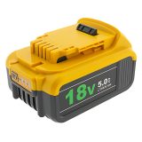 PATONA Batteria Premium per DeWalt DCB184 (18V 5.0Ah XR) nero giallo
