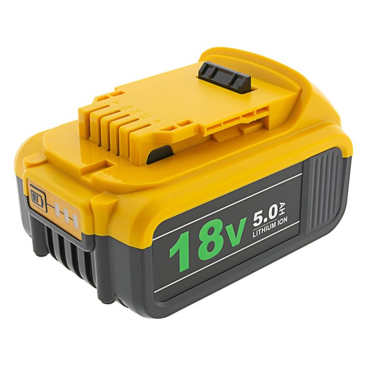 PATONA Batteria Premium per DeWalt DCB184 (18V 5.0Ah XR) nero giallo