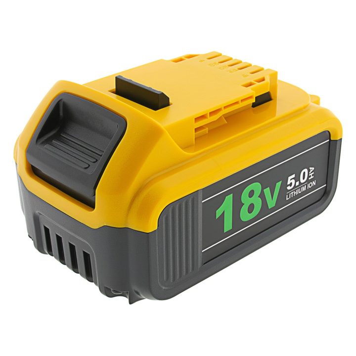 PATONA Batteria Premium per DeWalt DCB184 (18V 5.0Ah XR) nero giallo