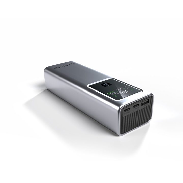 PATONA Platinum Powerbank Luxury One PD100 | 20000mAh | PD 100W | USB-C + USB-A argento nero