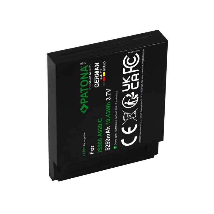 PATONA Batteria di ricambio PAX A920 IS900 3.7 V 5250 mAh Li-Ion