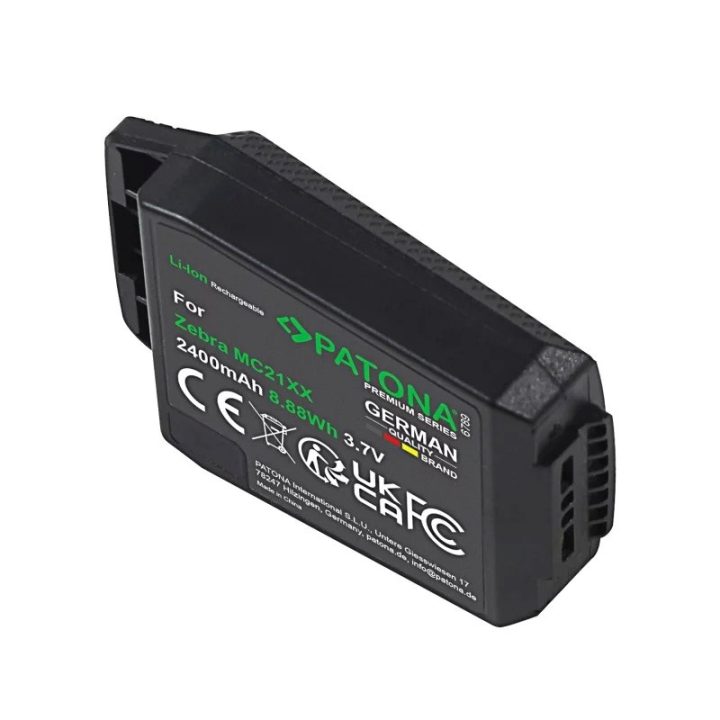 PATONA Batteria di ricambio Zebra MC21XX - BTRY-MC21EAB0E 3.7 V 2400 mAh Li-Ion