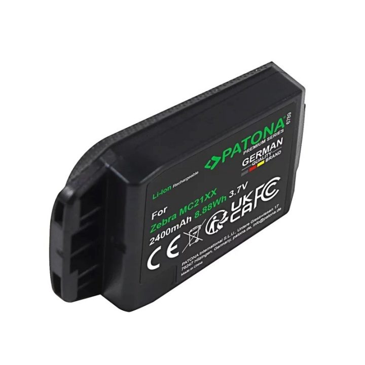 PATONA Batteria di ricambio Zebra MC21XX - BTRY-MC21EAB0E 3.7 V 2400 mAh Li-Ion