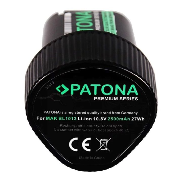 PATONA Batteria di ricambio Makita BL1013 194550-6 194551-4 10.8 V 2500 mAh Li-Ion