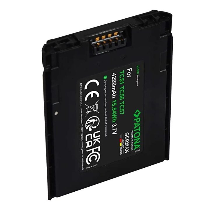 PATONA Batteria di ricambio Zebra TC51 TC56 TC57 3.7 V 4200 mAh Li-Ion