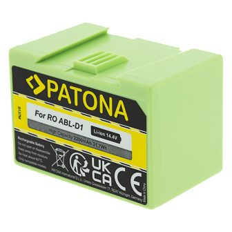 PATONA Batteria di ricambio per iRobot 14.4 V 2200 mAh Verde