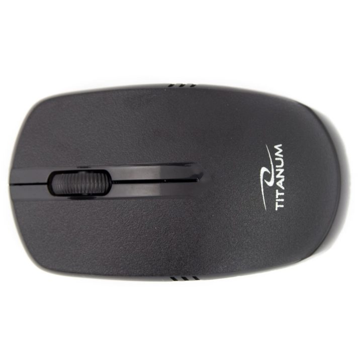 TITANUM TK108 Tastiera + mouse USB nero
