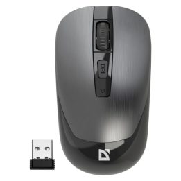 DEFENDER MOUSE WIRELESS WAVE ARGENTO 52993