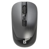 DEFENDER MOUSE WIRELESS WAVE ARGENTO 52993