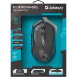 Defender GM-090L mouse destrorso USB Type-A ottico 3200 DPI