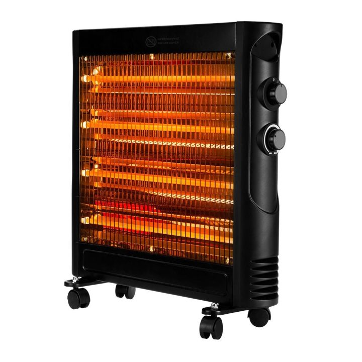 Radiatore a infrarossi in quarzo NEO TOOLS 600 W / 1200 W nero
