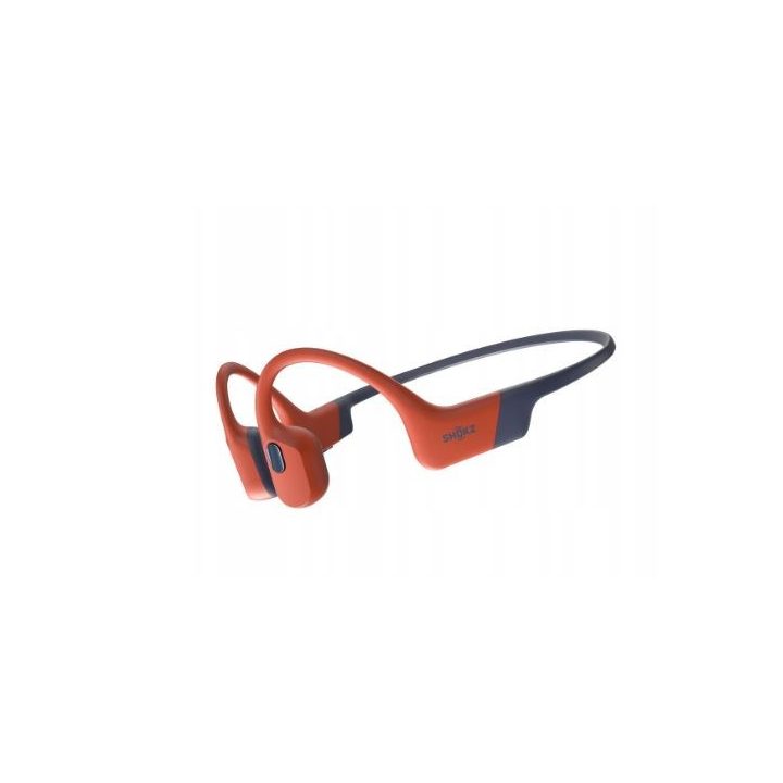 Shokz OpenSwim Pro Red wireless bone conduction headphones