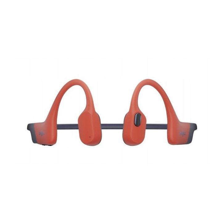 Shokz OpenSwim Pro Red wireless bone conduction headphones
