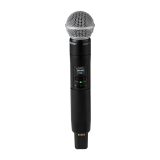 Shure SLXD24D+E/58-G65 - dual digital wireless system with two transmitters/handheld microphones (470 - 606 MHz)