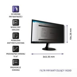Qoltec 51052 Privacy filter 15.6 | 16:9