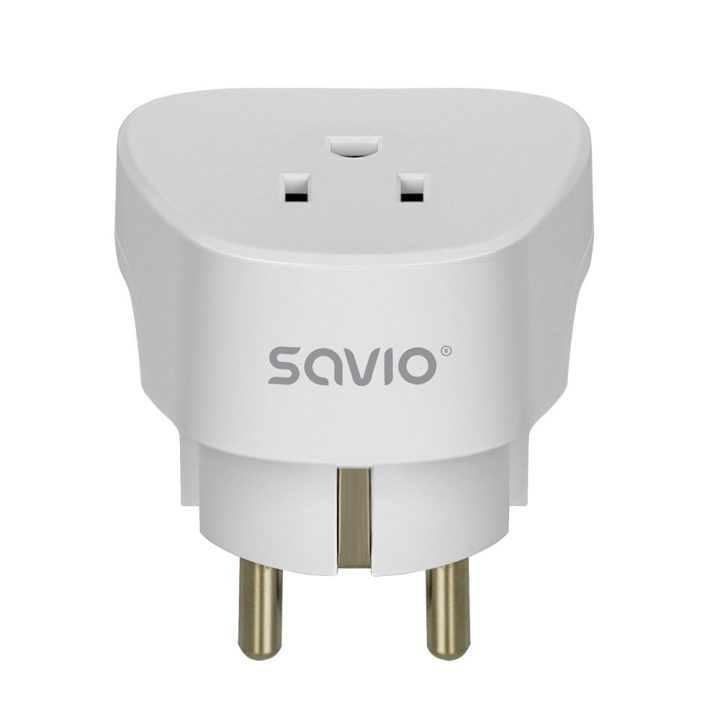 SAVIO AP-01 Travel Adapter US socket – EU plug