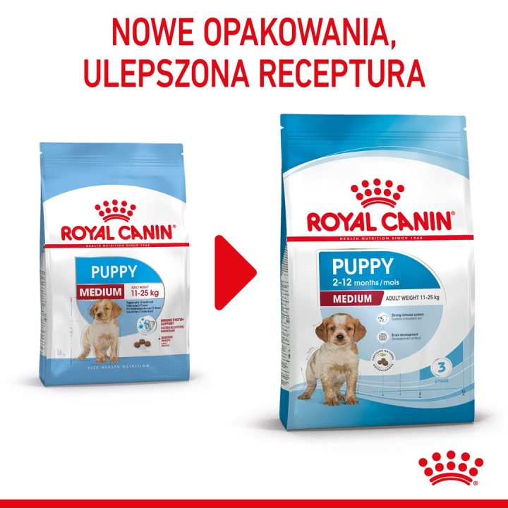 Royal Canin Medium Puppy 4 kg Maize Poultry