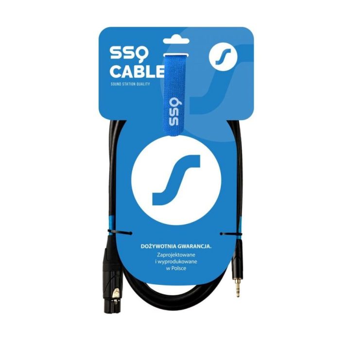 SSQ XLRMi0 5 - XLR female - Jack stereo 3 5 mm cable 0 5 m