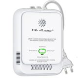 Qoltec 52576 Carbon monoxide sensor | CO detector | alarm 85dB | LED