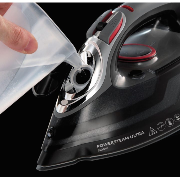 Russell Hobbs 20630-56 iron Dry & Steam iron Ceramic soleplate 3100 W Black Grey