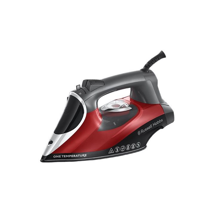 Russell Hobbs 25090-56 iron Dry & Steam iron Ceramic soleplate 2600 W Black Grey Red
