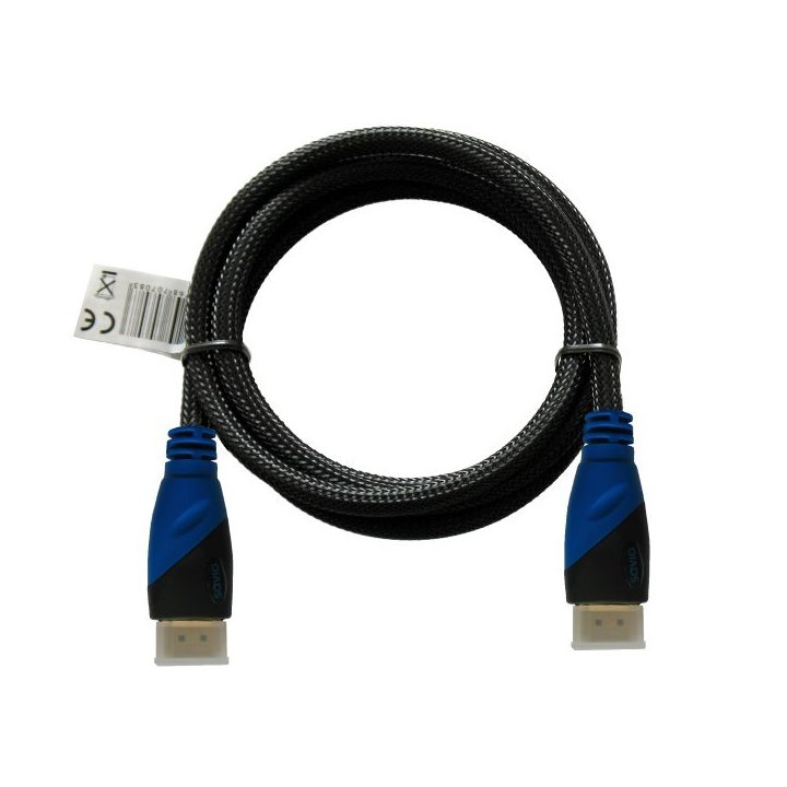 Savio CL-02 HDMI cable 1.5 m HDMI Type A (Standard) Black Blue