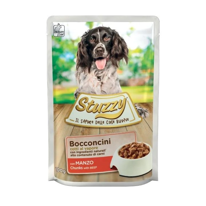 STUZZY Chunks with beef - wet dog food - 100 g
