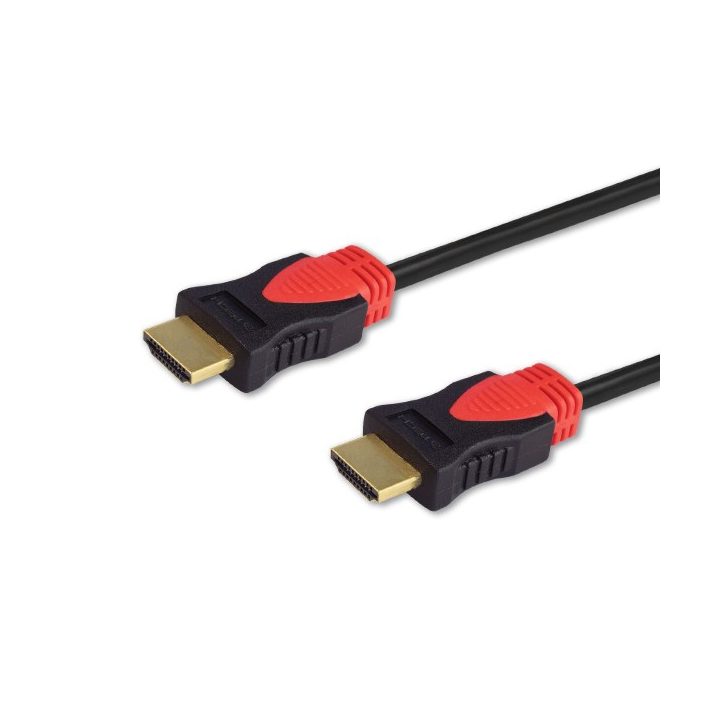 Savio CL-113 HDMI cable 5 m HDMI Type A (Standard) Black Red