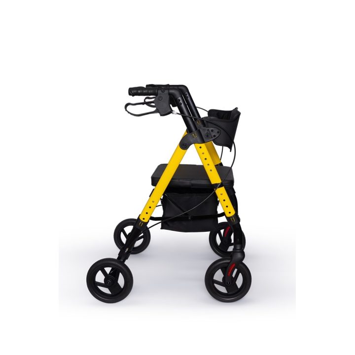 Four-wheel Rehabilitation Walker Marsylia Yellow RF-617/Ż REHAFUND