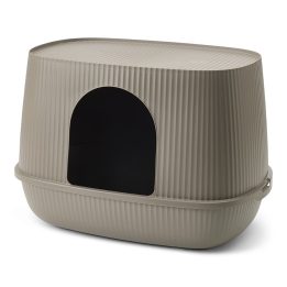 SAVIC Moona Grey - cat litter box - 57x39x39cm