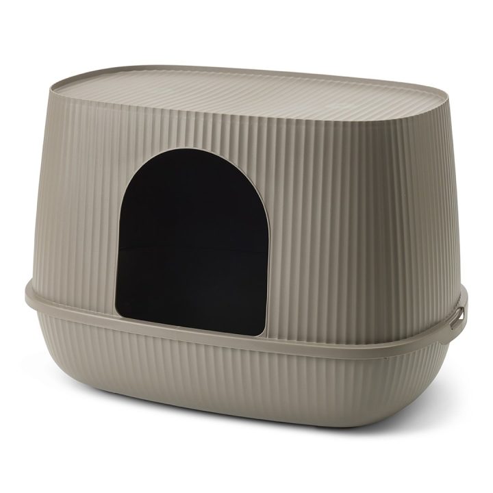 SAVIC Moona Grey - cat litter box - 57x39x39cm