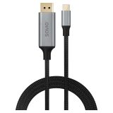 Savio CL-208 USB cable USB 3.2 Gen 1 (3.1 Gen 1) 2 m USB C Black Grey