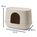 SAVIC Moona Mocha - cat litter box - 57x39x39cm