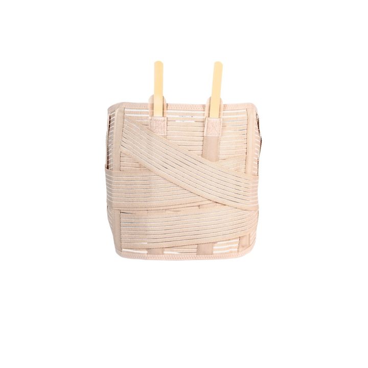 Lumbosacral Support Belt with Tightening Straps Lumbo O-1431/XL REHAFUND Beige
