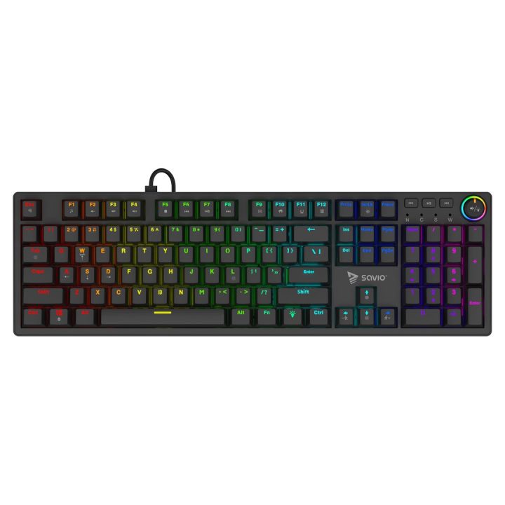 Savio STYX Outemu Blue Hot Swap RGB keyboard Gaming