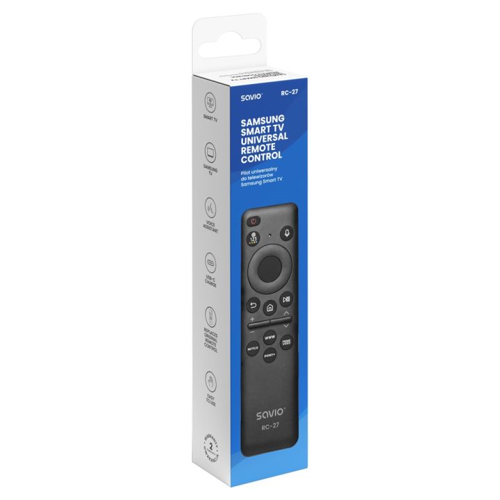 SAVIO RC-27 Universal/replacement remote control for SAMSUNG TV – SMART TV