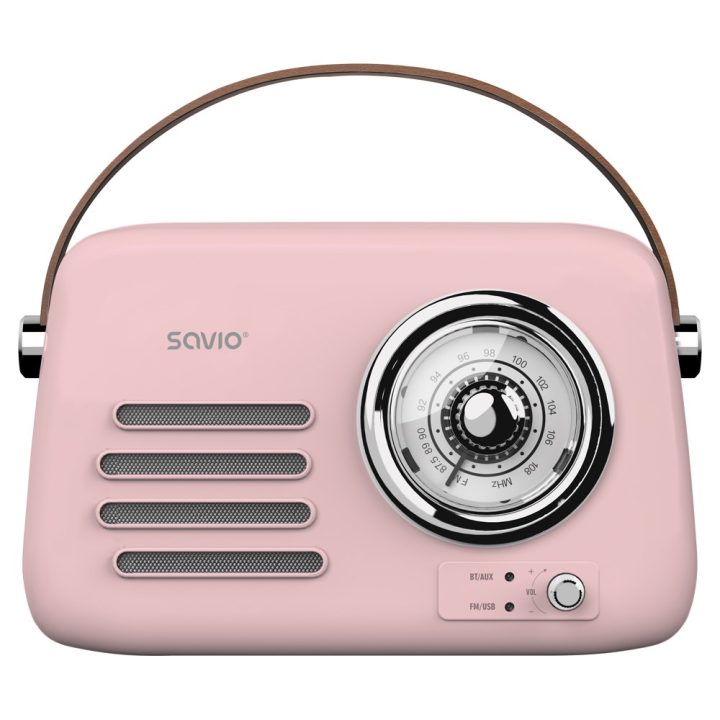 SAVIO RS-03 Portable radio pink