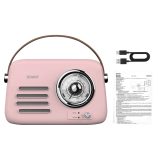 SAVIO RS-03 Portable radio pink