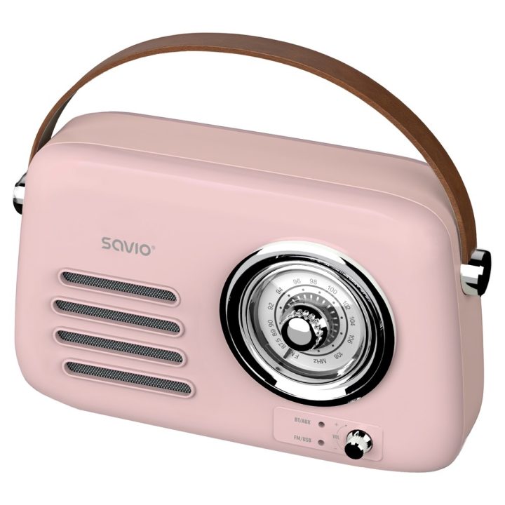 SAVIO RS-03 Portable radio pink