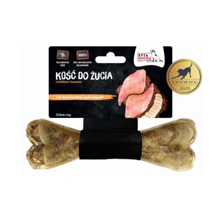 SYTA MICHA For picky dogs Rabbit with banana - dog chew - 13 5 cm
