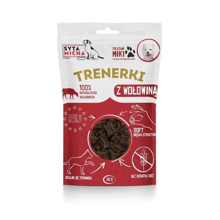 SYTA MICHA Treats with beef - dog treat - 80g