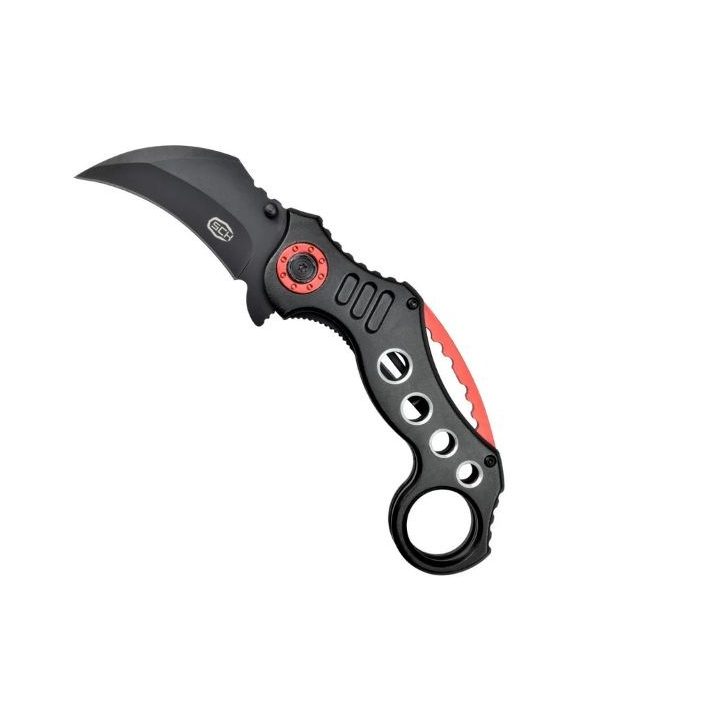 SCK Steel Claw Knives Karambit K29 knife black and red