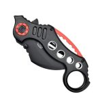 SCK Steel Claw Knives Karambit K29 knife black and red