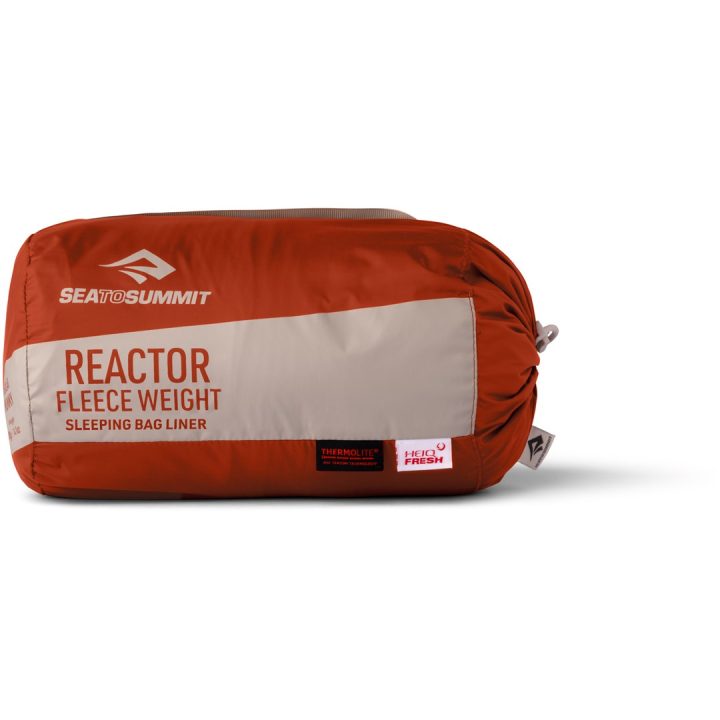 SEA TO SUMMIT Reactor Fleeceweight Liner Long sleeping bag liner picante red