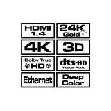 Savio CL-01 HDMI cable 1.5 m HDMI Type A (Standard) Black