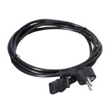 SAVIO CL-146 Power cable Schuko IEC C13 3 m Black
