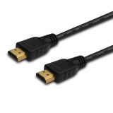 SAVIO CL-196 HDMI cable 3 m black gold-plated connectors v2.0 high speed ethernet/3D