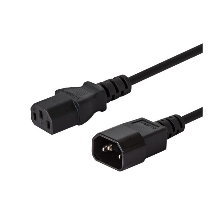 Savio CL-99 power cable Black 1.2 m C14 coupler C13 coupler