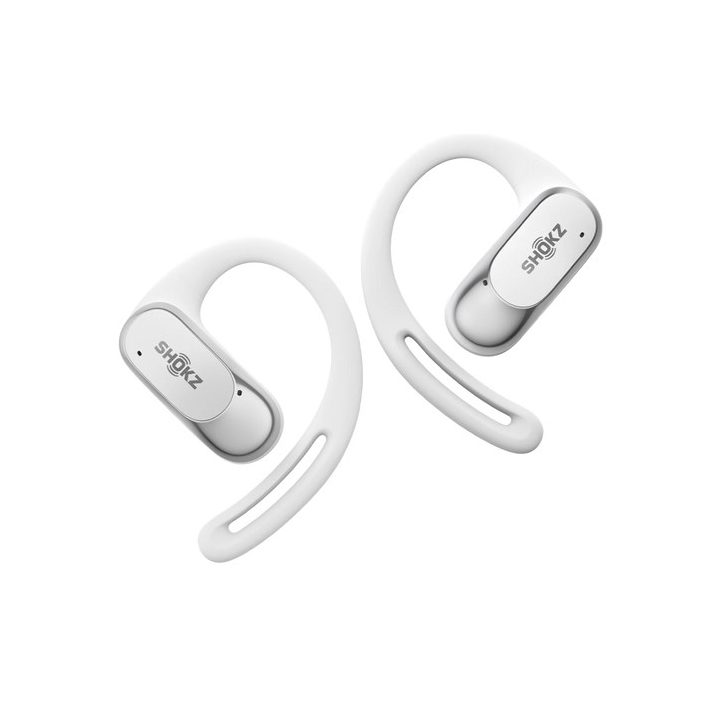 SHOKZ OpenFit Air Headset Wireless Ear-hook Calls/Music/Sport/Everyday Bluetooth White